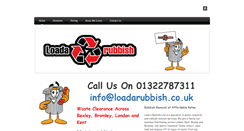 Desktop Screenshot of loadarubbish.co.uk